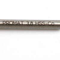 PROMAT Spiralbohrer 4000 860 638 HSSE-Co5 Ø 3,8 DIN 338 TYP VA (10Stk.) OVP