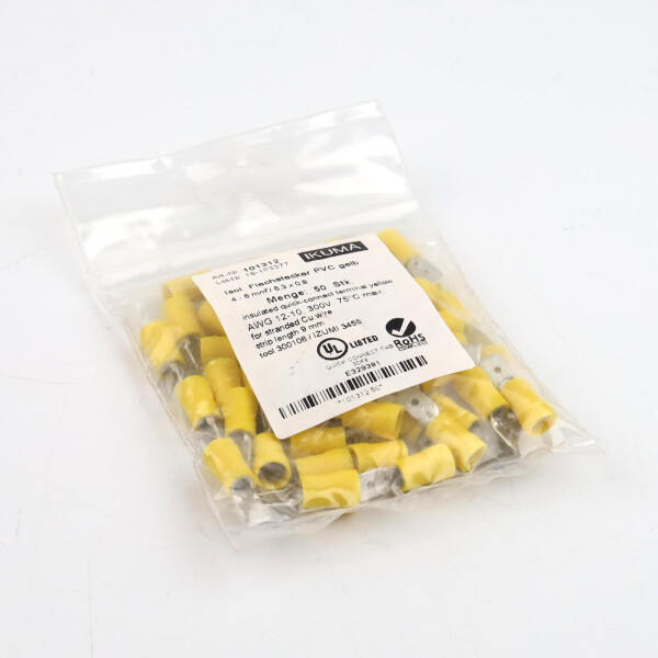 IKUMA Flachstecker 101312 (50Stk.) OVP