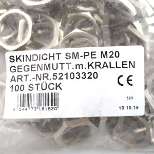 Lapp Gegenmutter SKINDICHT SM-PE-M20 52103320 (100Stk.) OVP