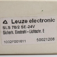 Leuze Einstrahl-Lichtschranke Sender SLS 78/2 SE-24V 50021208 OVP