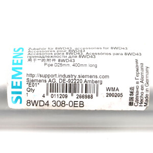 Siemens Signalsäulenrohr 8WD4308-0EB OVP