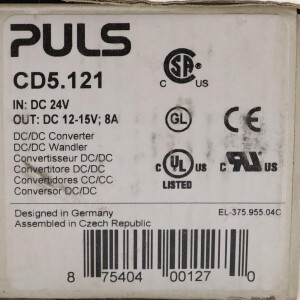 Puls DC/DC-Wandler CD5.121 OVP