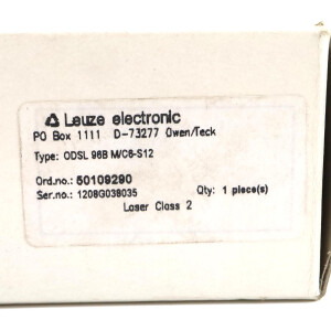 Leuze Optischer Abstandssensor ODSL 96B M/C6-S12 50109290 OVP