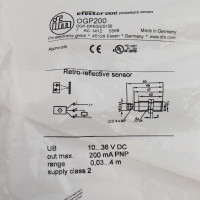 ifm Reflexlichtschranke OGP200 OGP-DPKG/US100 OVP