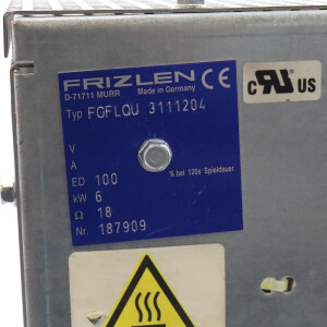FRIZLEN Stahlgitterwiderstand FGFLQU3111204 GEB