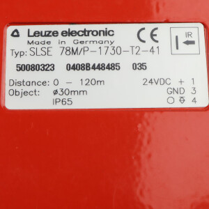 Leuze Sicherheits-Lichtschranke SLSE 78M/P-1730-T2-41 50080323 GEB