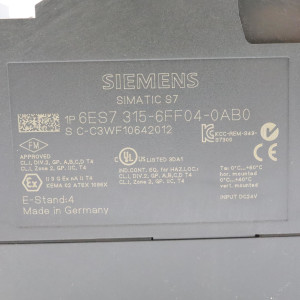 Simatic S7 CPU315F-2DP 6ES7 315-6FF04-0AB0 E-Stand:04 FW:V3.3.2 GEB