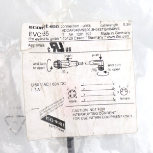 ifm Verbindungskabel EVC235 VDOAF040MSS00,3H04STGH040MSS OVP