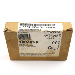 Simatic S7 ET200S 6ES7 138-4DF01-0AB0 FS:04 FW:V1.2.2 OVP