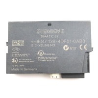 Simatic S7 ET200S 6ES7 138-4DF01-0AB0 FS:04 FW:V1.2.2 OVP