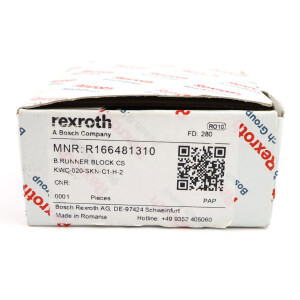 Rexroth Kugelwagen KWC-020-SKN-C1-H-2 R166481310 OVP