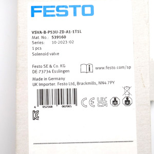 Festo Magnetventil VSVA-B-P53U-ZD-A1-1T1L 539160 OVP