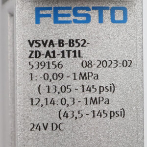 Festo Magnetventil VSVA-B-B52-ZD-A1-1T1L 539156 NOV