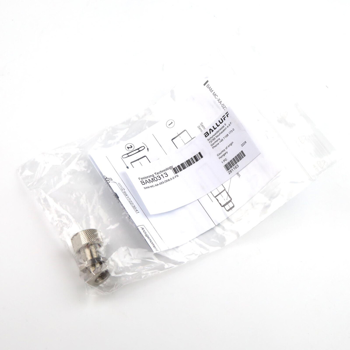 Balluff Klemmhalter BAM0313 BAM MC-XA-023-D08,0-2-FS OVP