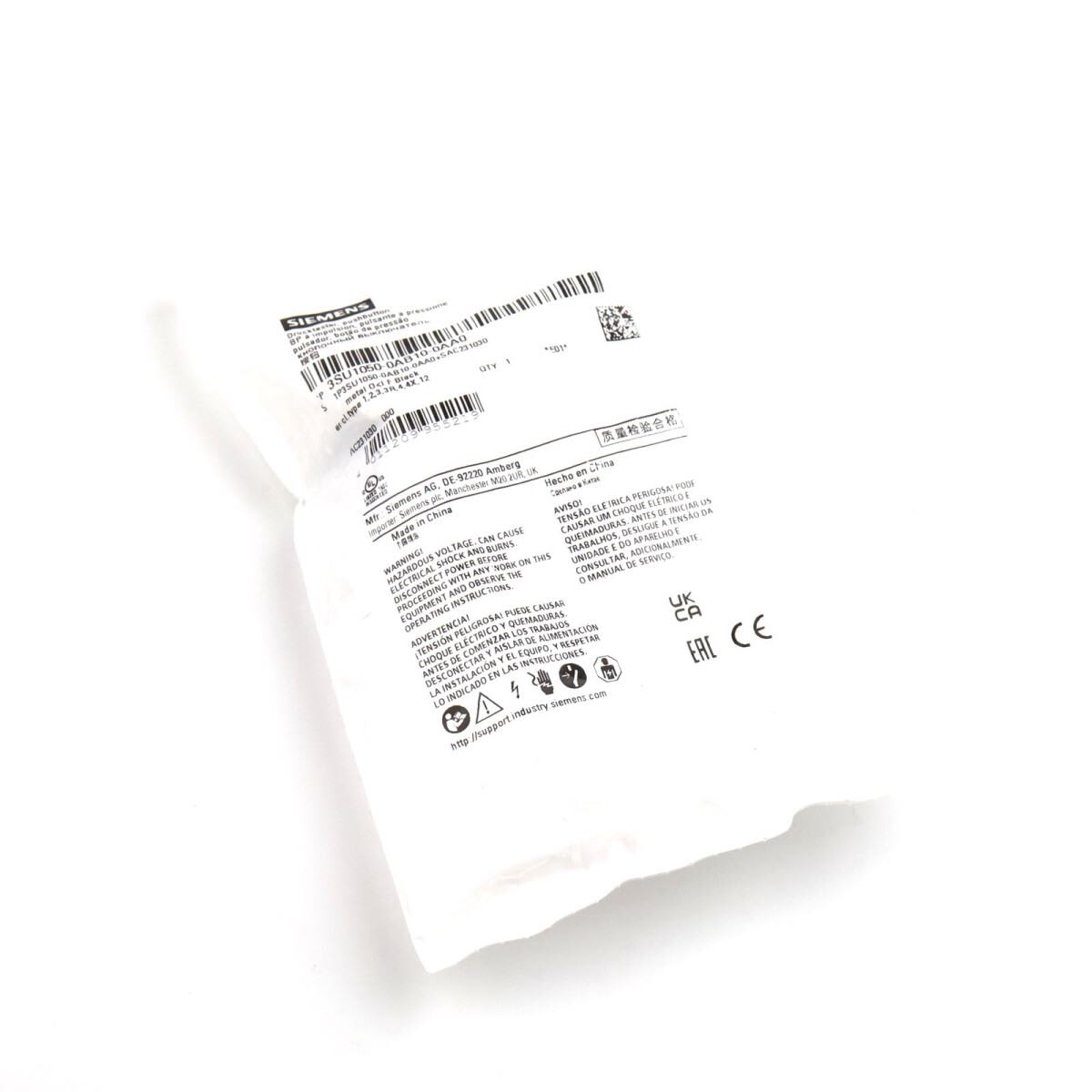 Siemens Drucktaster 3SU1050-0AB10-0AA0 OVP