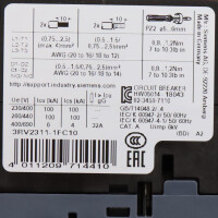 Siemens Leistungsschalter 3RV2311-1FC10 OVP