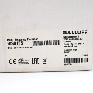 Balluff Multifrequenz-Auswerteeinheit BIS01F5 BIS V-6110-063-C102-SA3 OVP