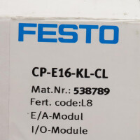 Festo Ein-/Ausgangsmodul CP-E16-KL-CL 538789 OVP