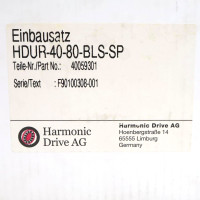 Harmonic Drive Einbausatz HDUR-40-80-BLS-SP 40059301 OVP