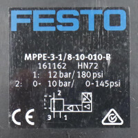 Festo Proportional-Druckregelventil MPPE-3-1/8-10-010-B 161162 NOV