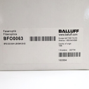 Balluff Lichtleiter BFO0063 BFO D22-XAH-LB-EAK-20-02 OVP