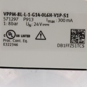 Festo Proportional-Druckregelventil VPPM-8L-L-1-G14-0L6H-V1P-S1 571297 OVP
