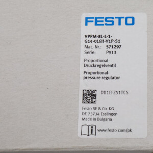 Festo Proportional-Druckregelventil VPPM-8L-L-1-G14-0L6H-V1P-S1 571297 OVP