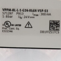 Festo Proportional-Druckregelventil VPPM-8L-L-1-G14-0L6H-V1P-S1 571297 OVP
