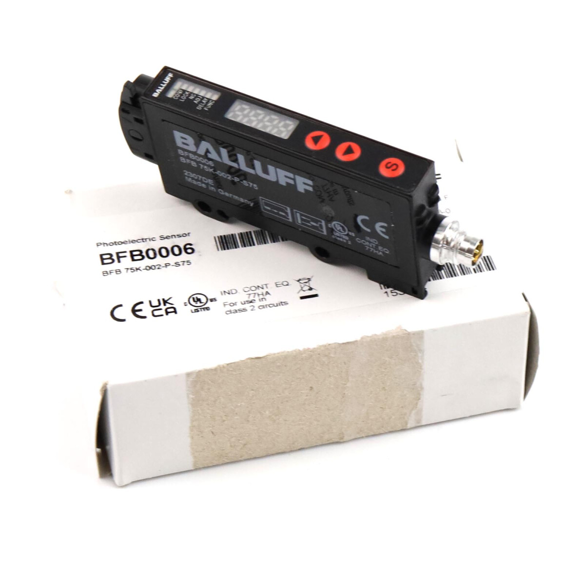 Balluff Optoelektronischer Sensor BFB0006 BFB 75K-002-P-S75 