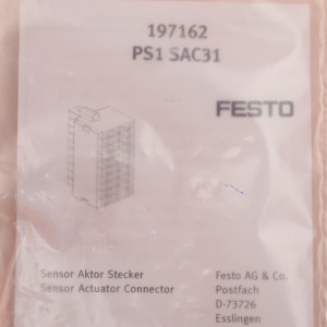 Festo Stecker PS1-SAC31-30POL+LED 197162 OVP