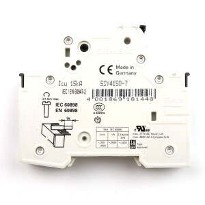 Siemens Leitungsschutzschalter 5SY4150-7 GEB