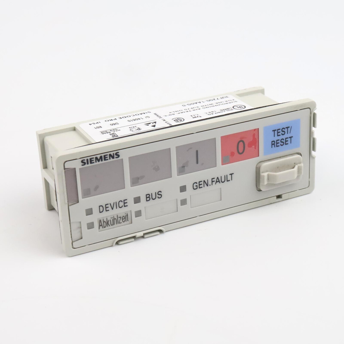 Siemens Bedienbaustein 3UF7200-1AA00-0 GEB