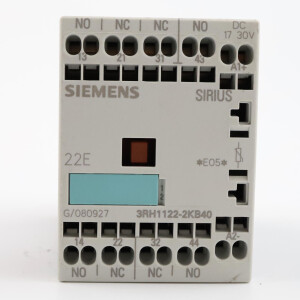 Siemens Hilfsschütz 3RH1122-2KB40 GEB