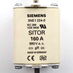 Siemens Sitor Sicherungseinsatz 3NE1224-0 (3Stk.) GEB