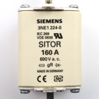 Siemens Sitor Sicherungseinsatz 3NE1224-0 (3Stk.) GEB