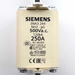 Siemens NH-Sicherungseinsatz 3NA3 244 (3Stk.) GEB