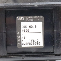 MBS Aufsteckstromwandler ASK 63.6 GEB
