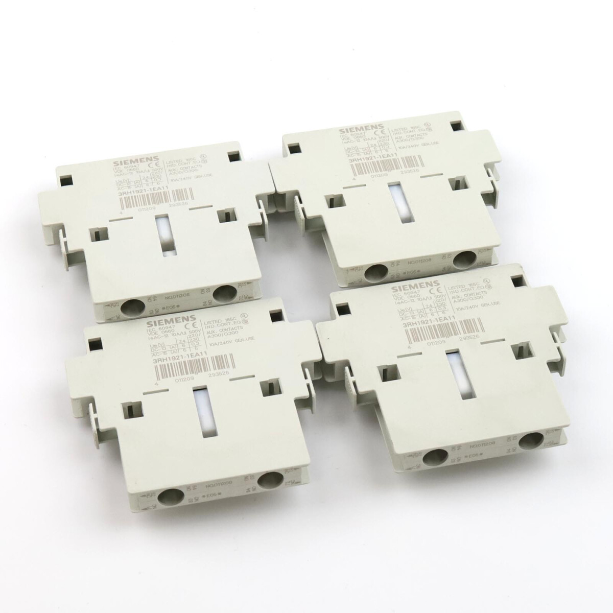 Siemens Hilfsschalter 3RH1921-1EA11 (4Stk.) GEB