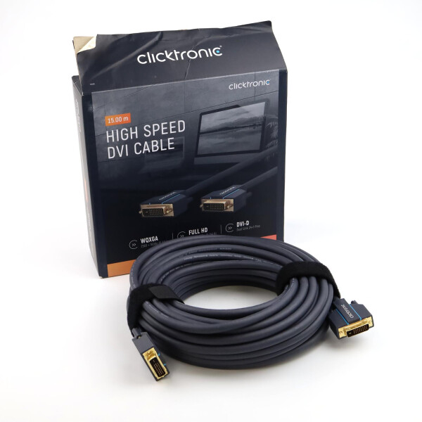 Clicktronic DVI-Kabel 70338 15m OVP