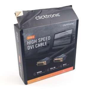 Clicktronic DVI-Kabel 70338 15m OVP
