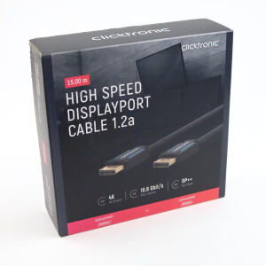 Clicktronic DisplayPort-Kabel 70716 15m OVP