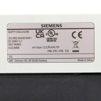 Siemens Gehäuse für Befehlsgeräte 3SU1802-0AA00-0AB1 OVP