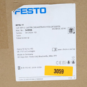 Festo Ventilinsel MPA-L 569926 OVP