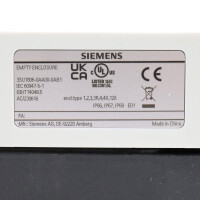 Siemens Gehäuse für Befehlsgeräte 3SU1806-0AA00-0AB1 OVP