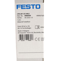 Festo EtherCAT Interface CPX-AP-I-EC-M12 8086609 SIE