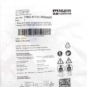 MURR ELEKTRONIK T-Stück 7060-42701-0000000 OVP