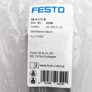 Festo Verteilerblock FR-4-1/2-B 6704 OVP