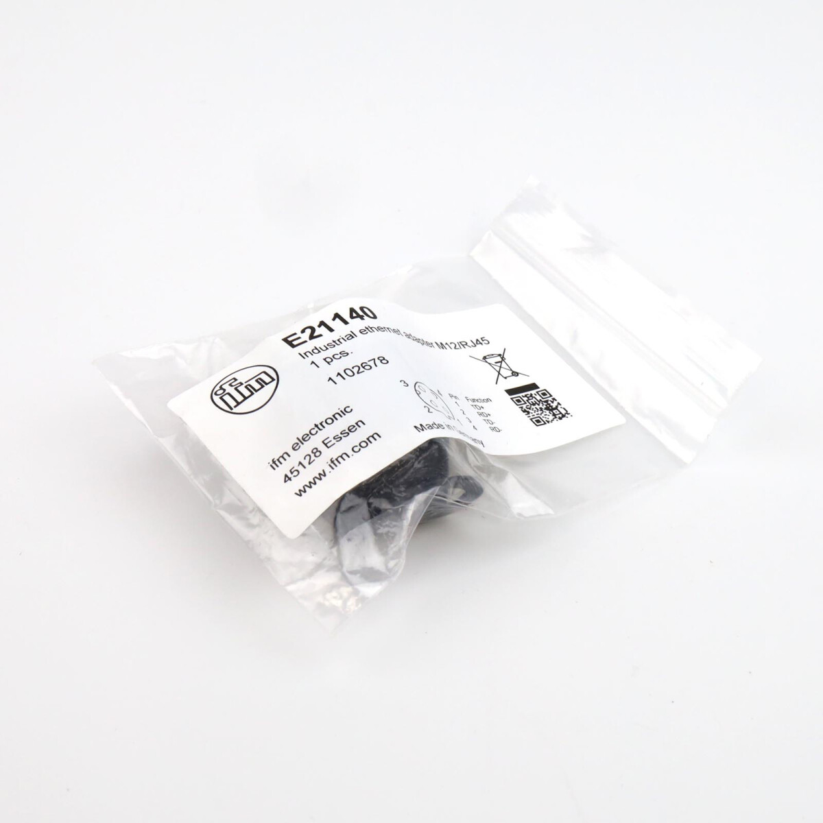ifm Ethernet-Verbindungsadapter E21140 OVP