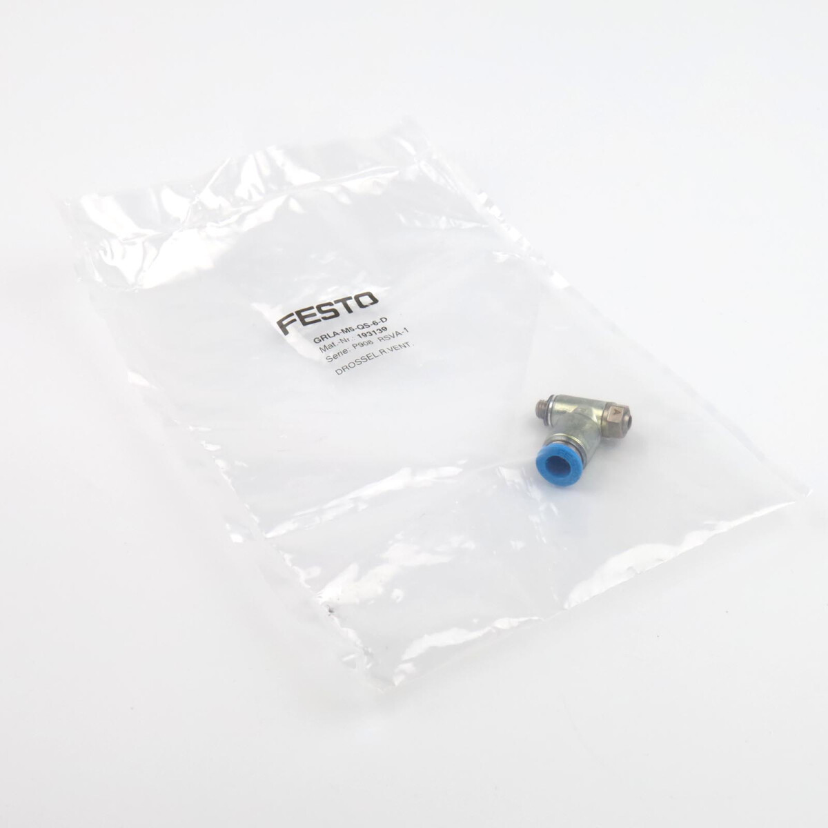 Festo Drossel-Rückschlagventil GRLA-M5-QS-6-D 193139 OV