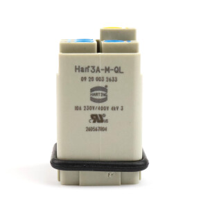 Harting Einsatz Han 3A-M-QL 09200032633 NOV